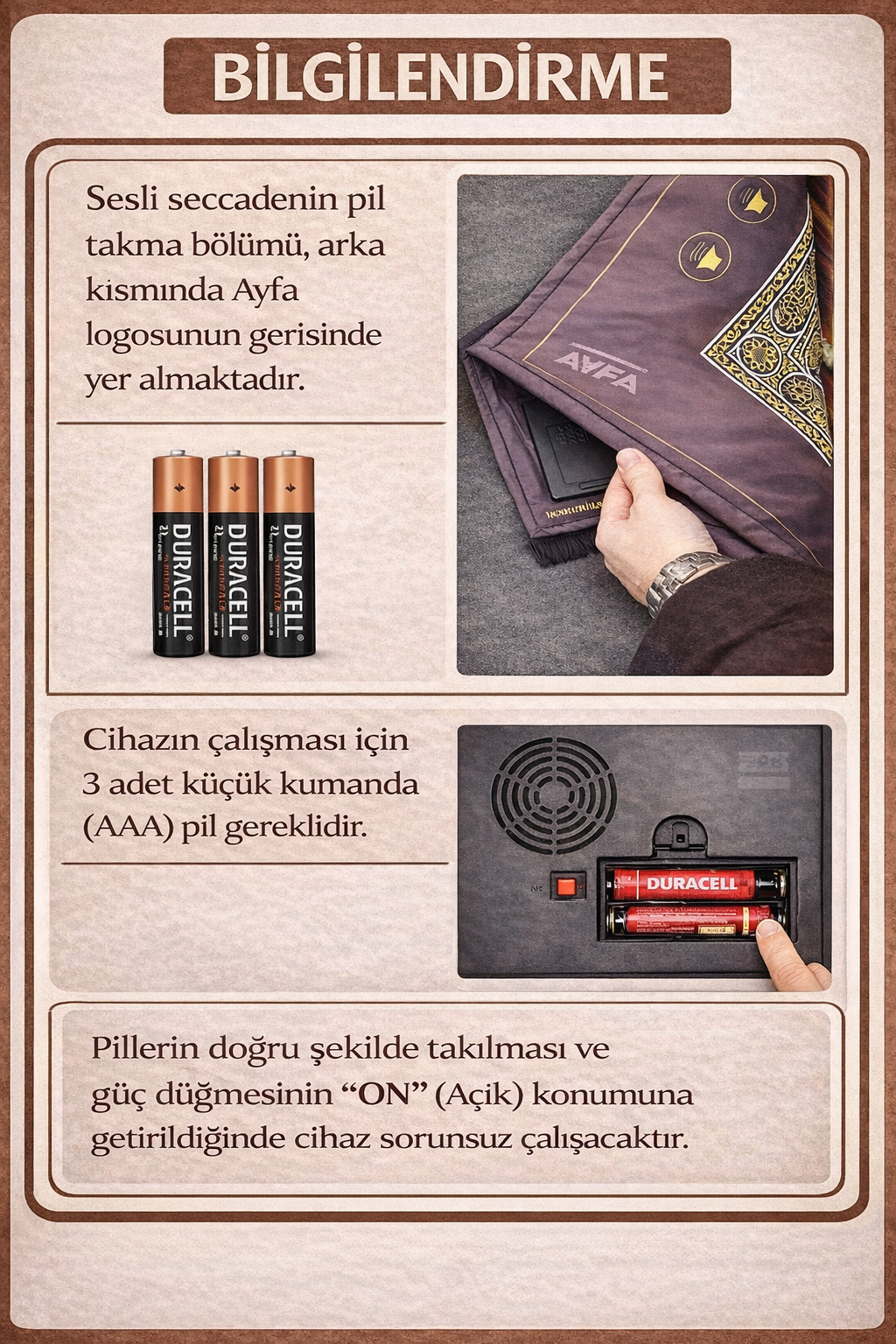 Nurhane™ Sesli Seccade