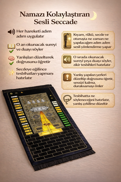 Nurhane™ Sesli Seccade